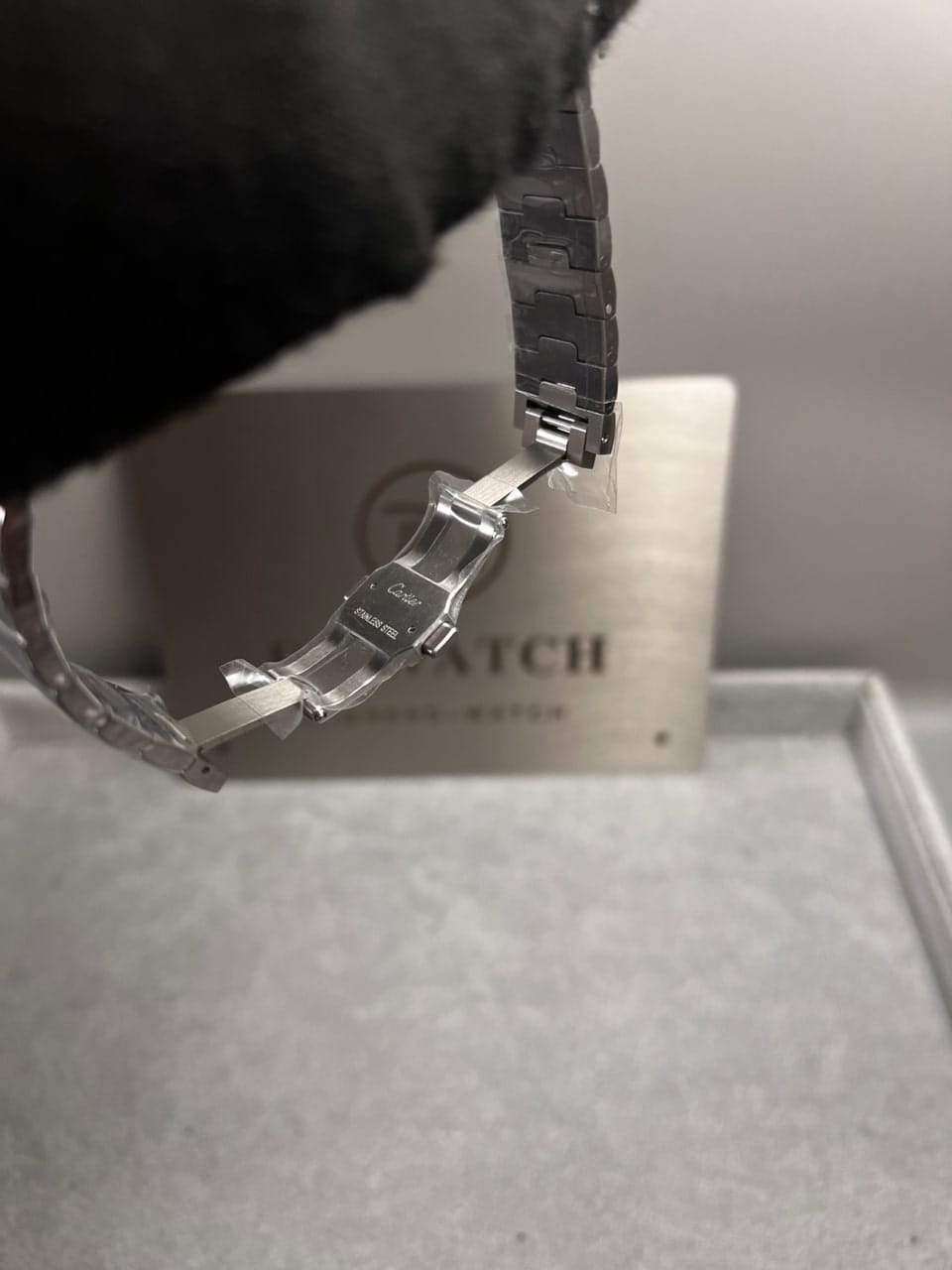 까르띠에 산토스 블랙베젤 40mm 18