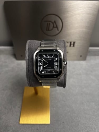 까르띠에 산토스 블랙베젤 40mm
