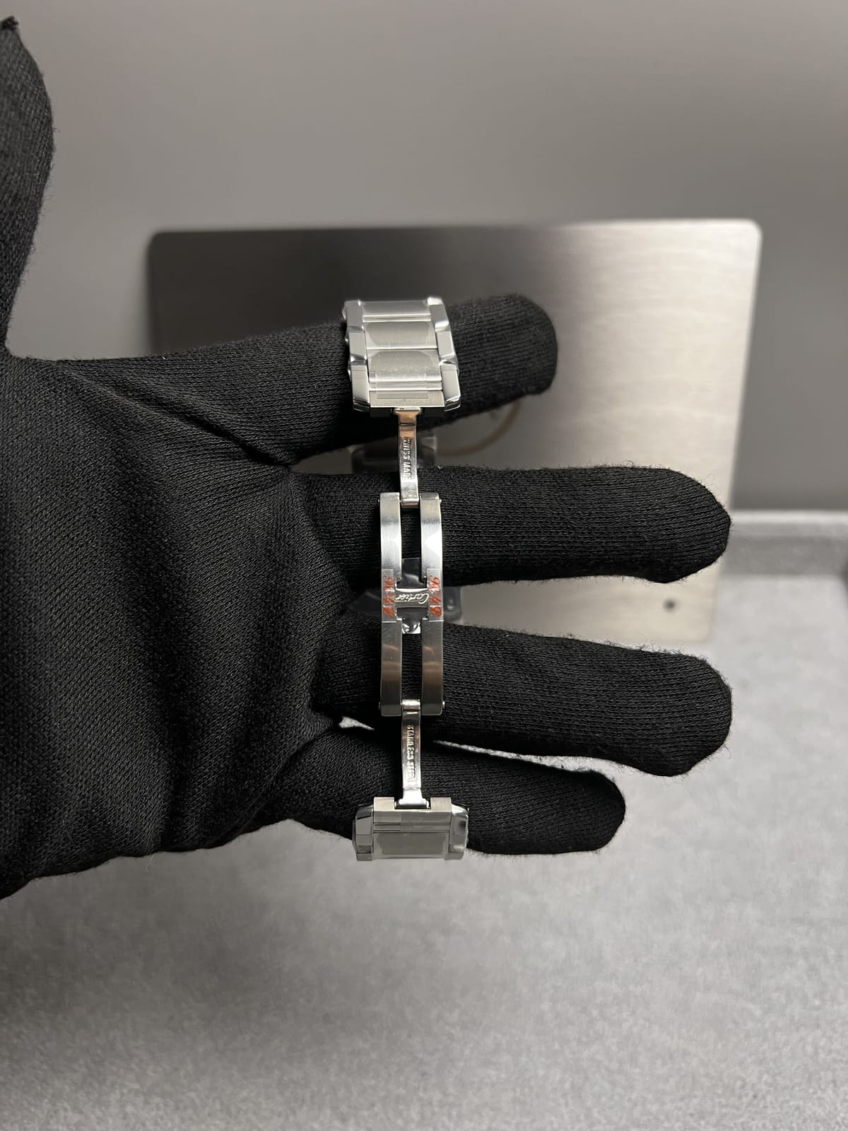 까르띠에 탱크 프랑세즈 스틸 라지 36.7mm 17