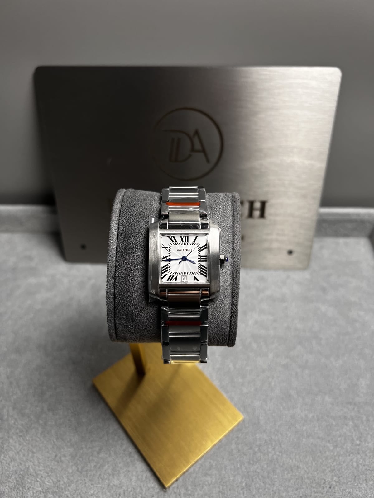 까르띠에 탱크 프랑세즈 스틸 라지 36.7mm 20