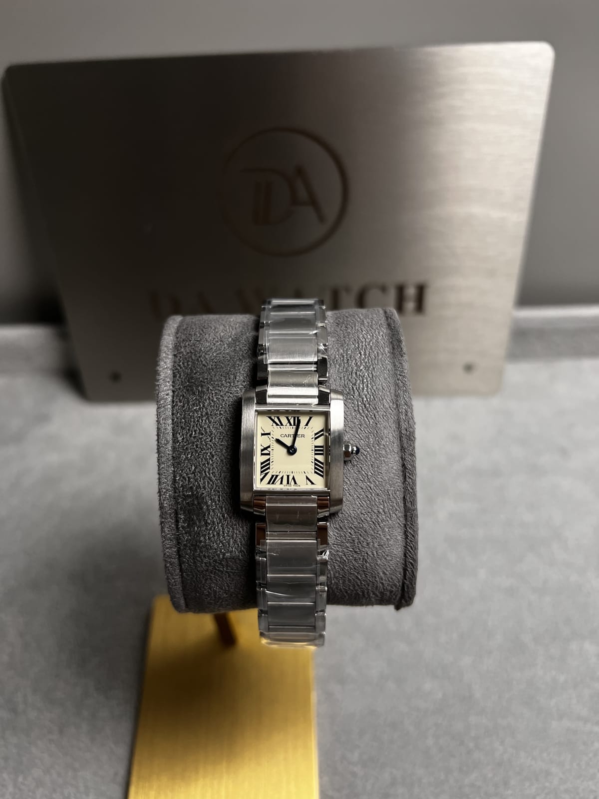 까르띠에 탱크 프랑세즈 스틸 스몰 25.7mm 3