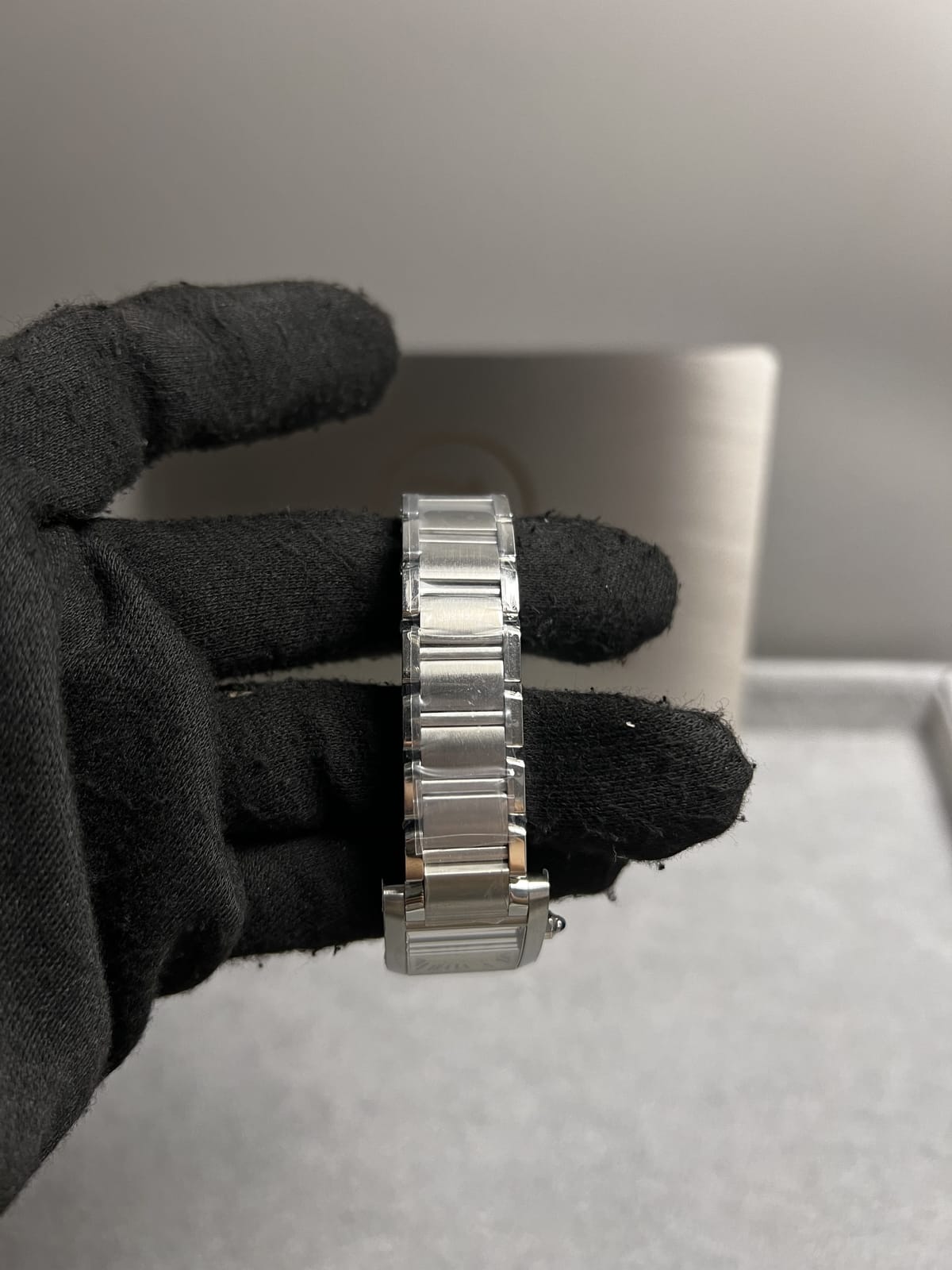 까르띠에 탱크 프랑세즈 스틸 스몰 25.7mm 16