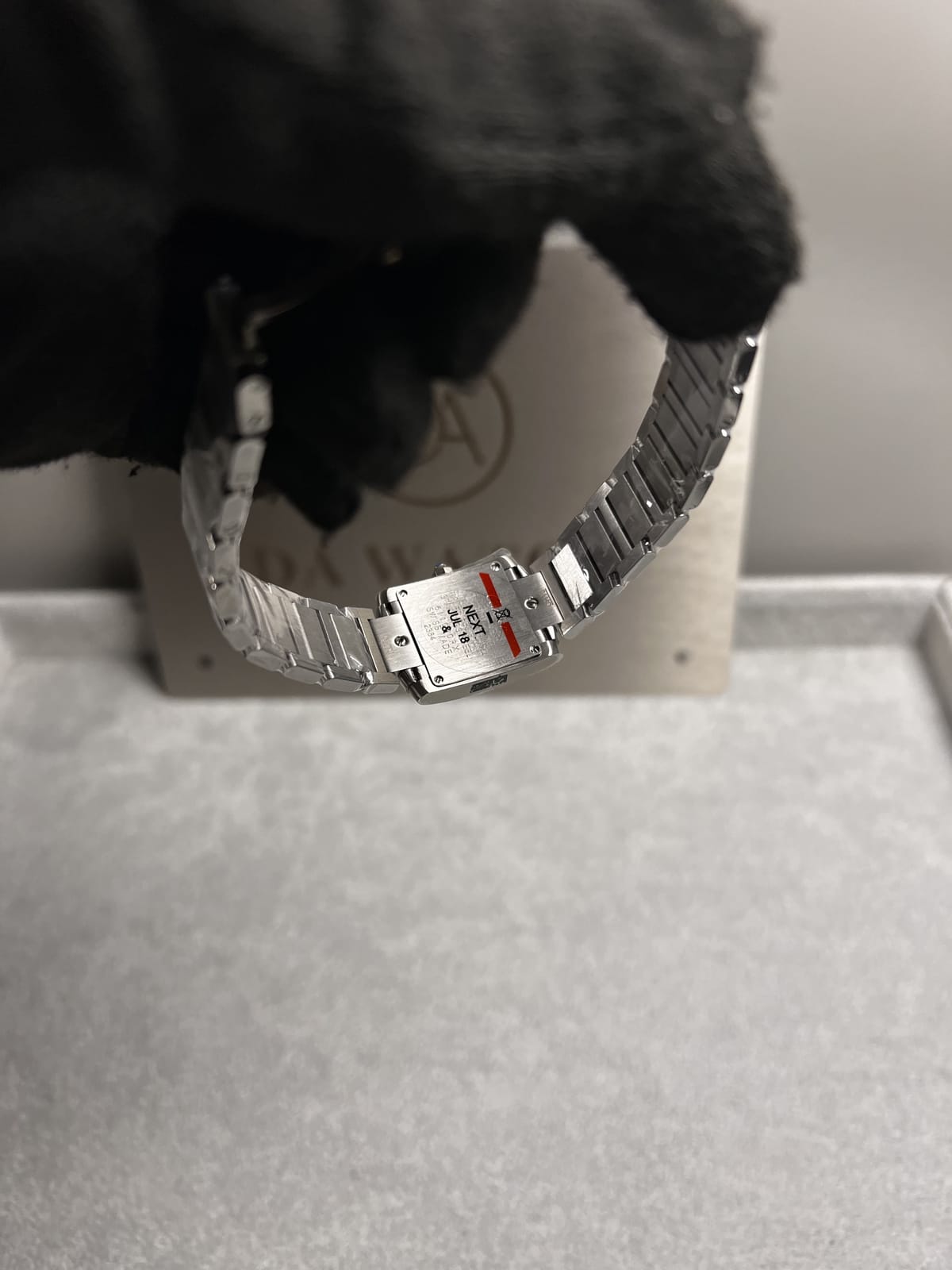 까르띠에 탱크 프랑세즈 스틸 스몰 25.7mm 19