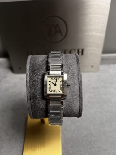 까르띠에 탱크 프랑세즈 스틸 스몰 25.7mm