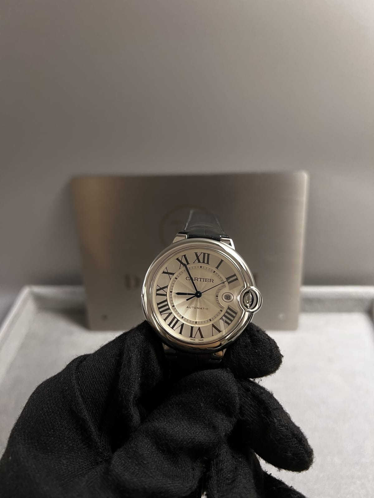 까르띠에 발롱블루 가죽밴드 42mm 10