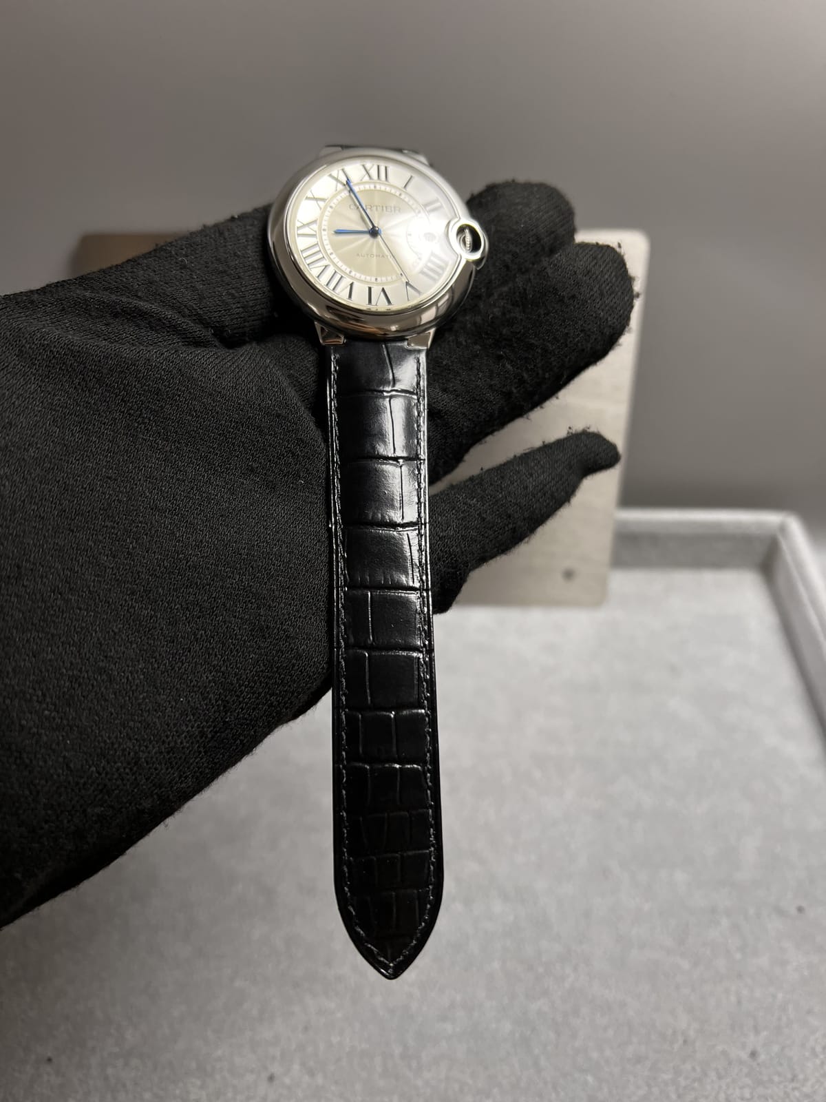 까르띠에 발롱블루 가죽밴드 42mm 14