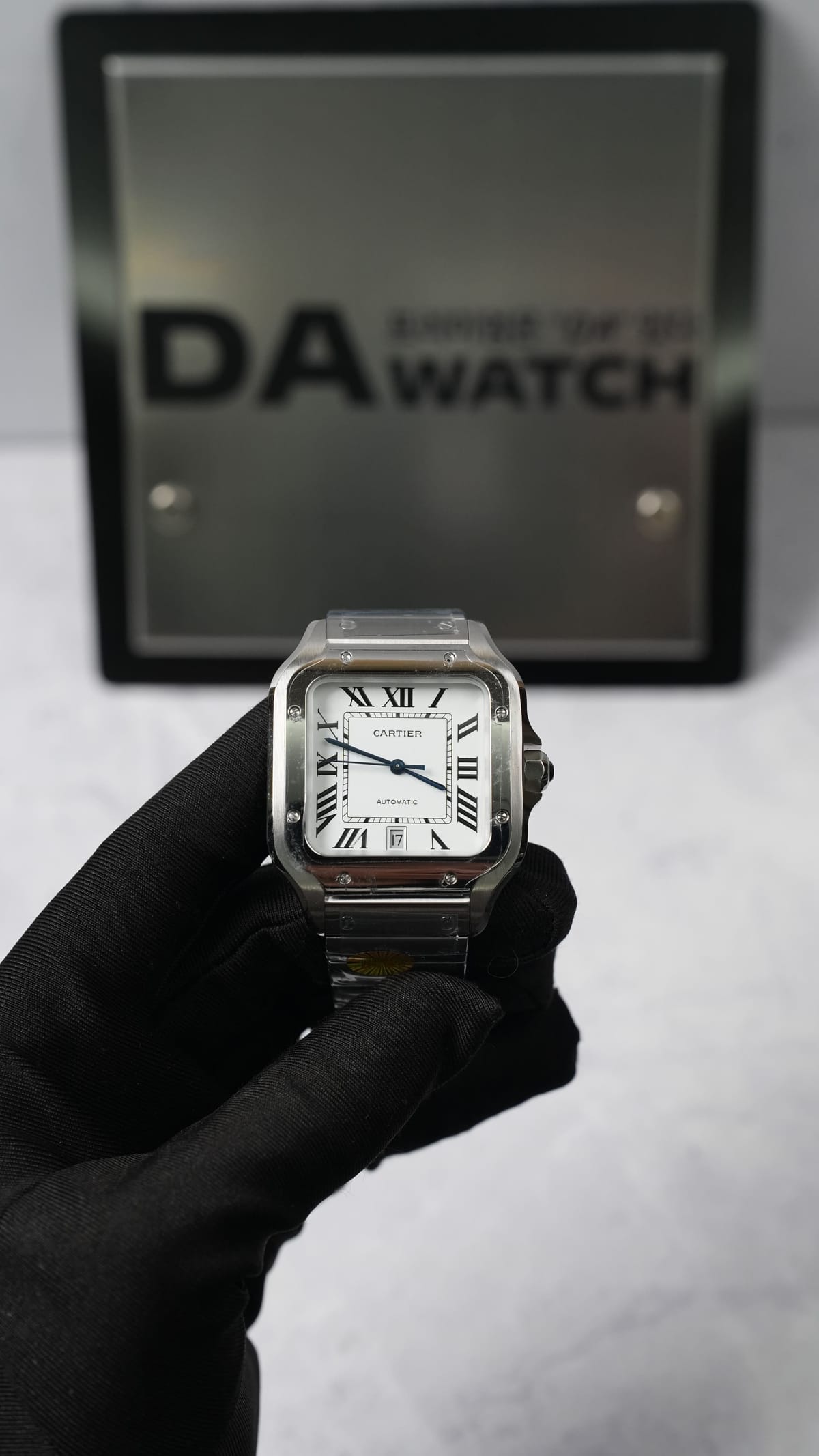까르띠에 산토스 스틸 라지 40mm 4