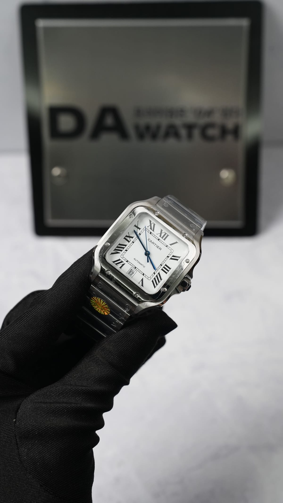 까르띠에 산토스 스틸 라지 40mm 6