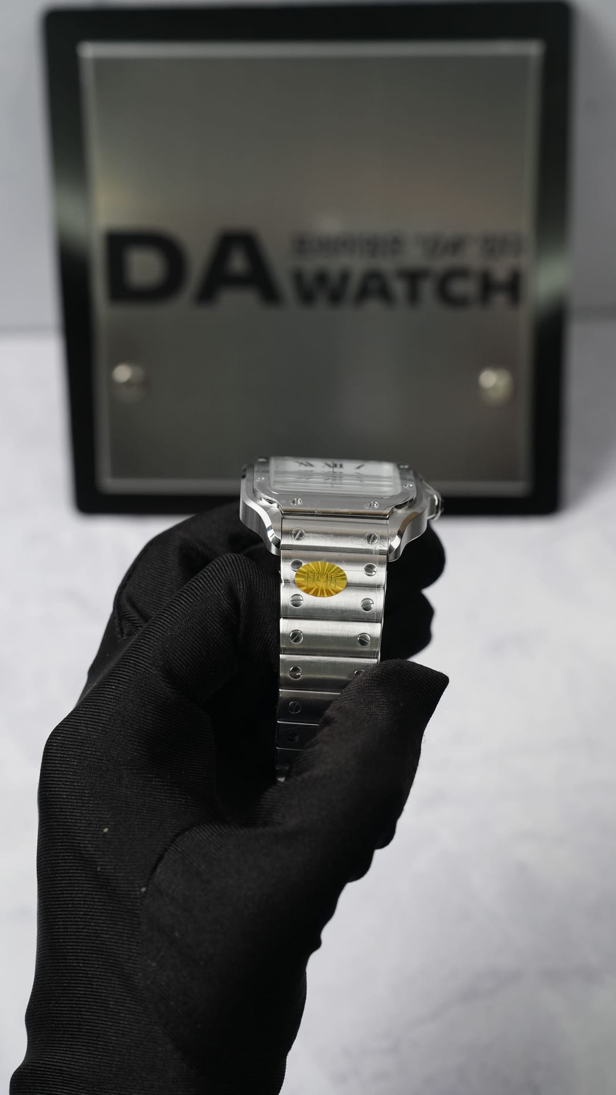 까르띠에 산토스 스틸 라지 40mm 8