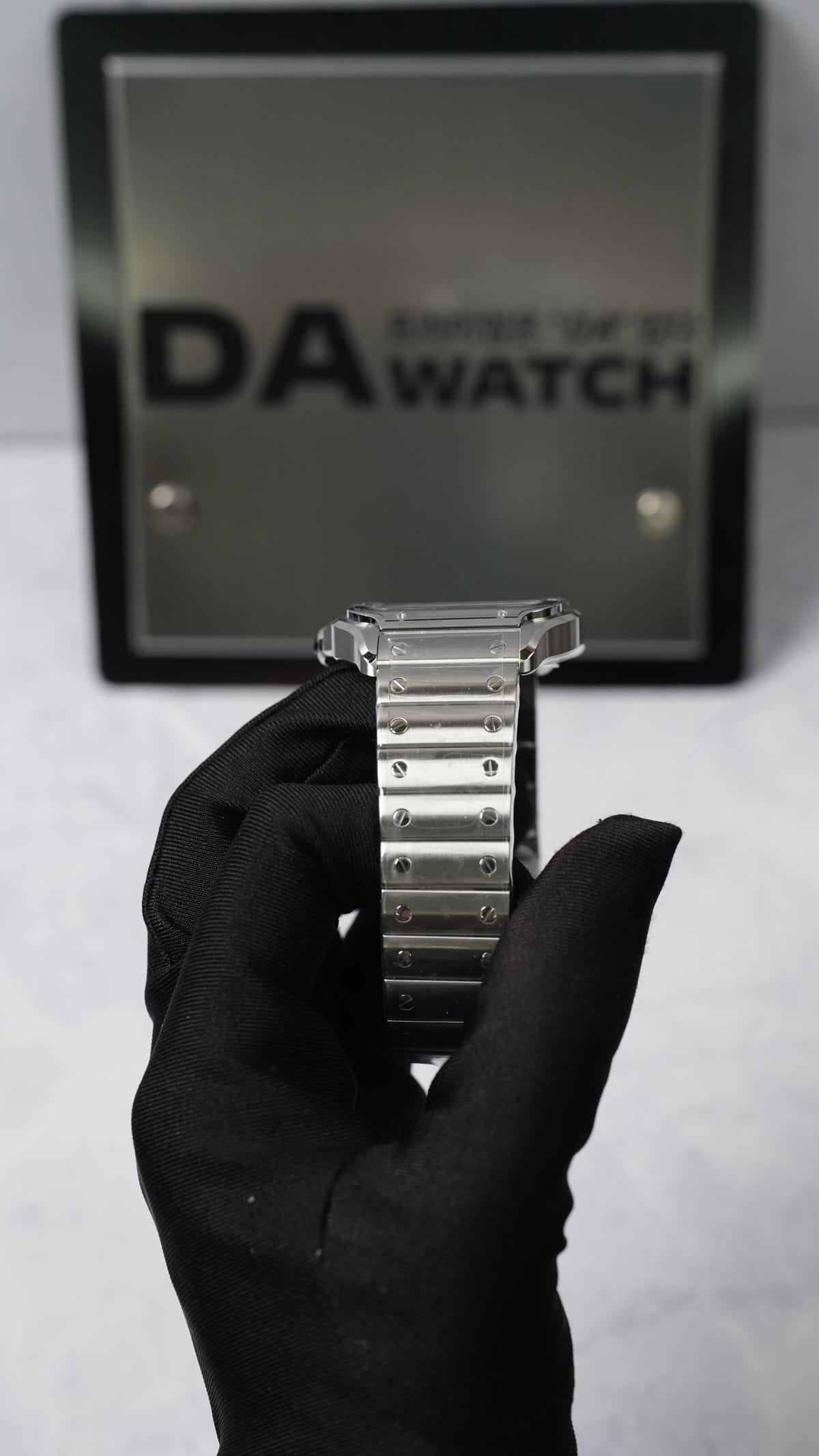 까르띠에 산토스 스틸 라지 40mm 10