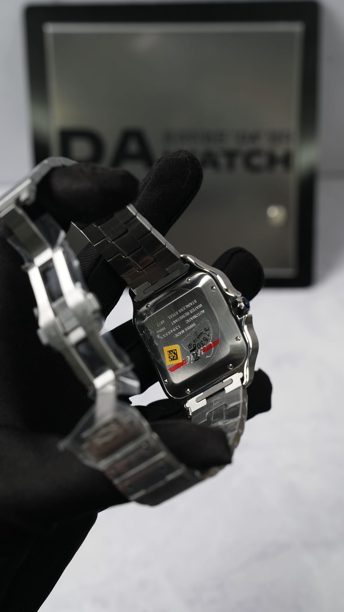 까르띠에 산토스 스틸 라지 40mm 15