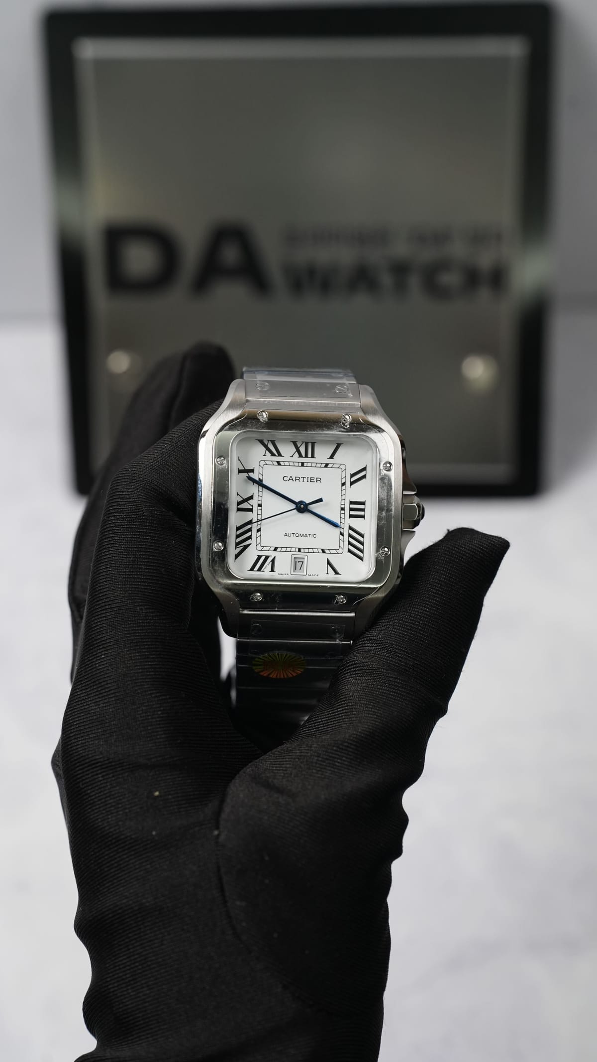 까르띠에 산토스 스틸 라지 40mm 17