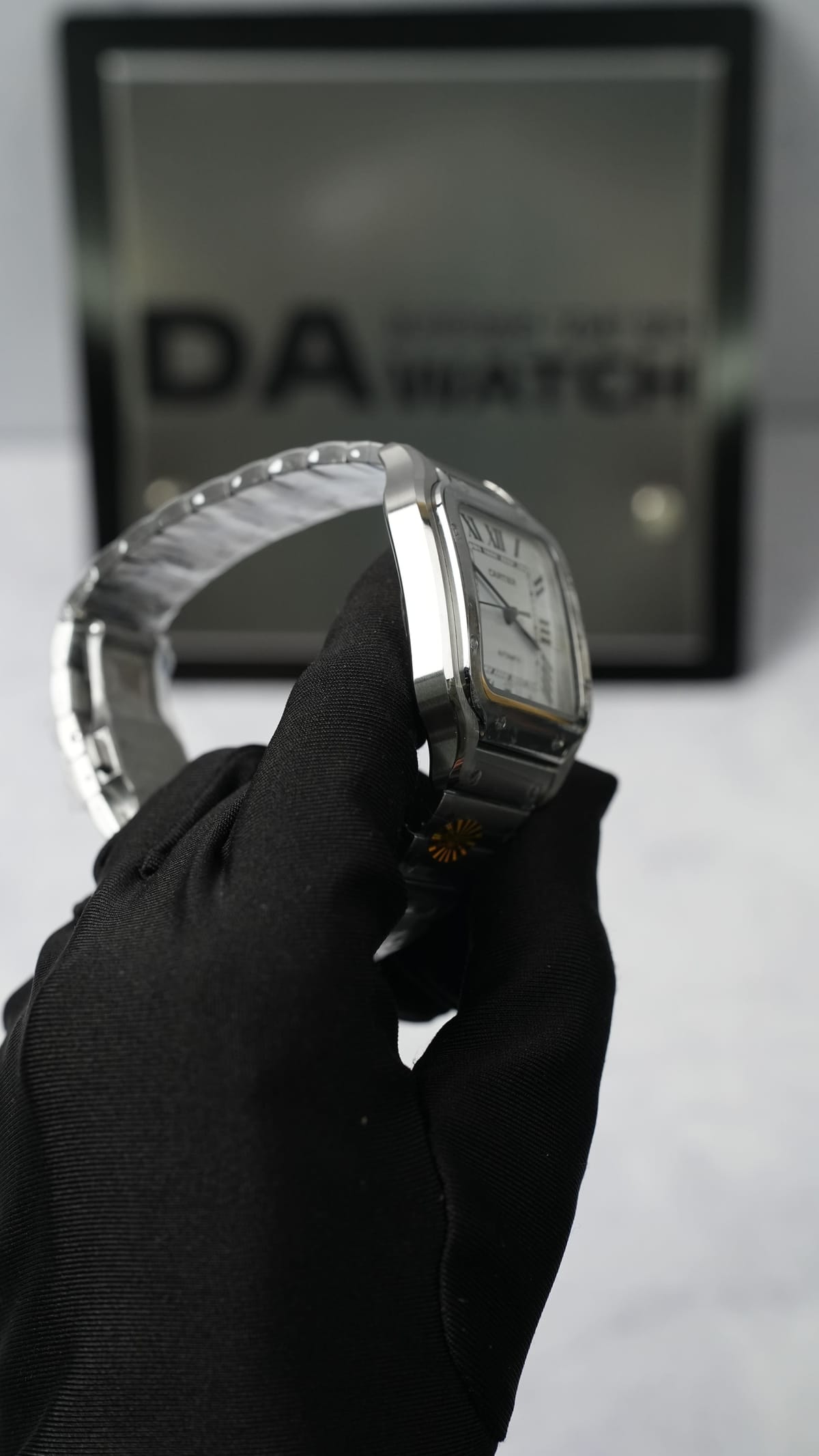 까르띠에 산토스 스틸 라지 40mm 18