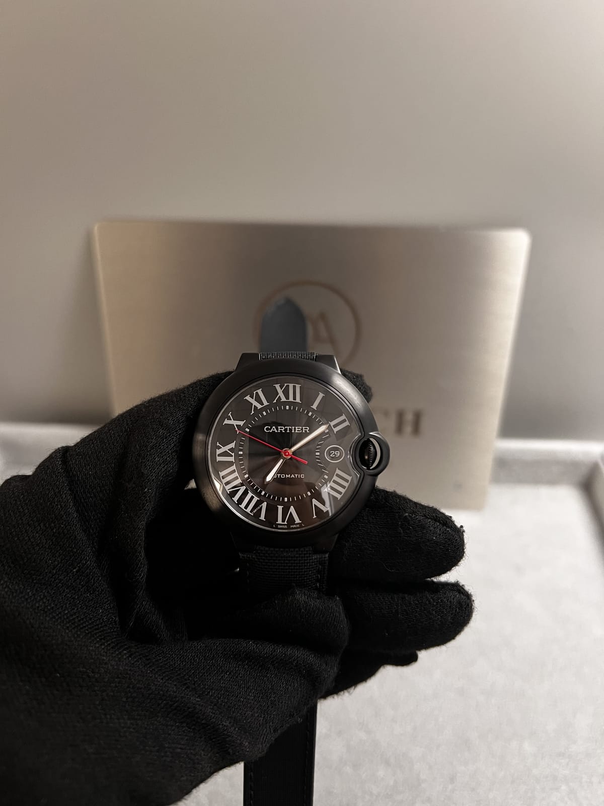 까르띠에 발롱블루 블랙 42mm 4