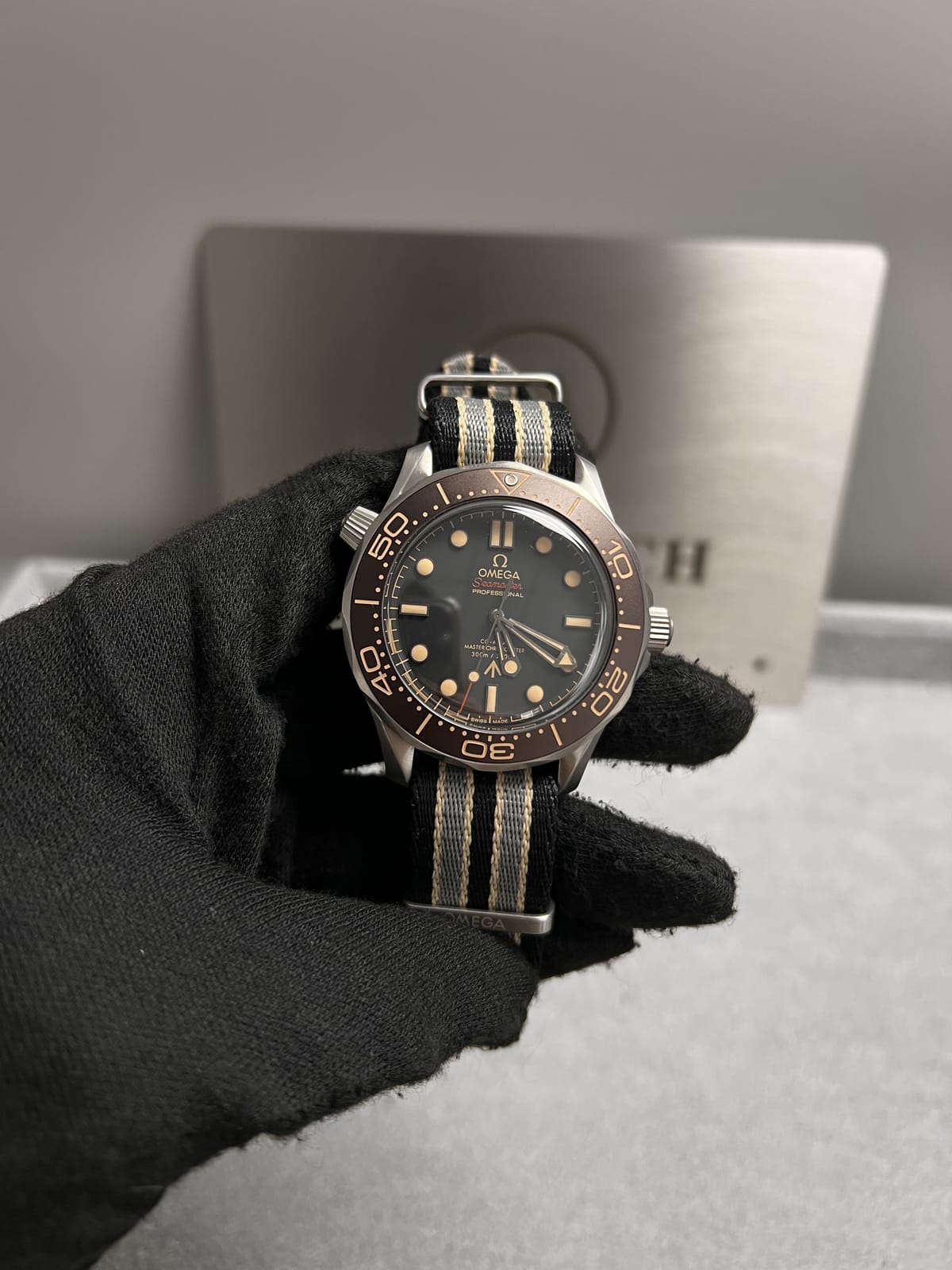 오메가 씨마스터 다이버 300 초코 나토 스트랩  42mm 9