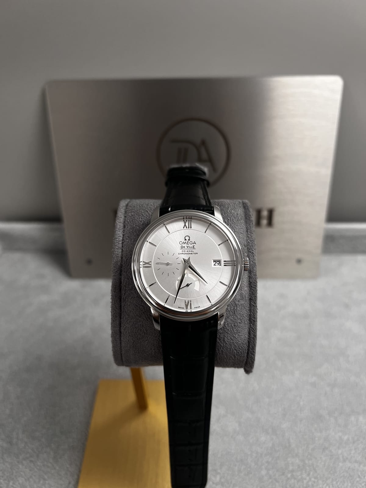 오메가 드 빌 프레스티지 실버다이얼 40mm 3