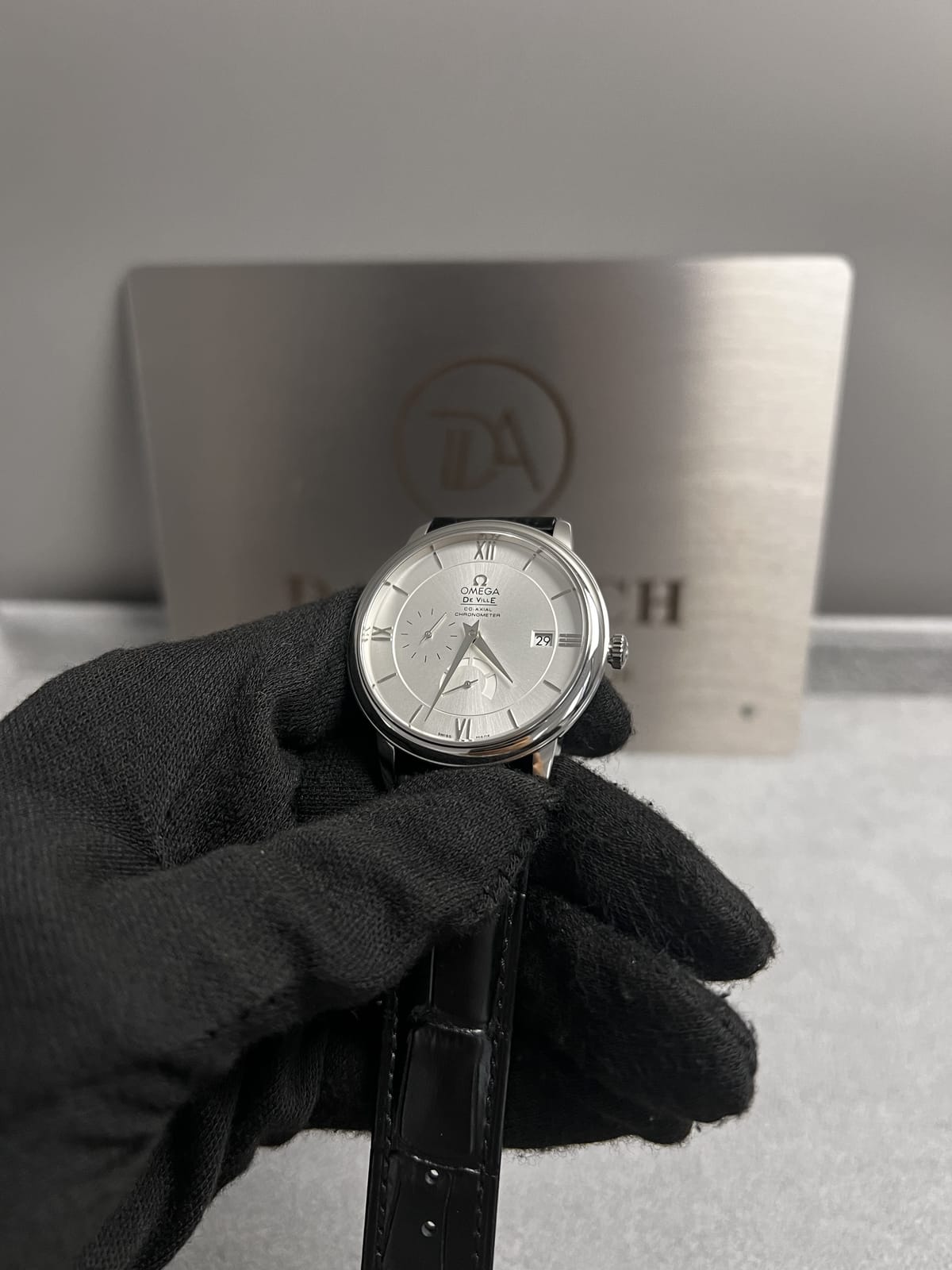 오메가 드 빌 프레스티지 실버다이얼 40mm 7