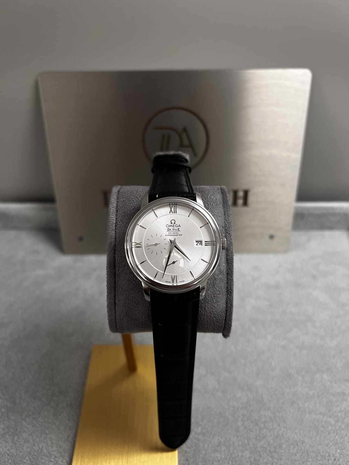 오메가 드 빌 프레스티지 실버다이얼 40mm 19
