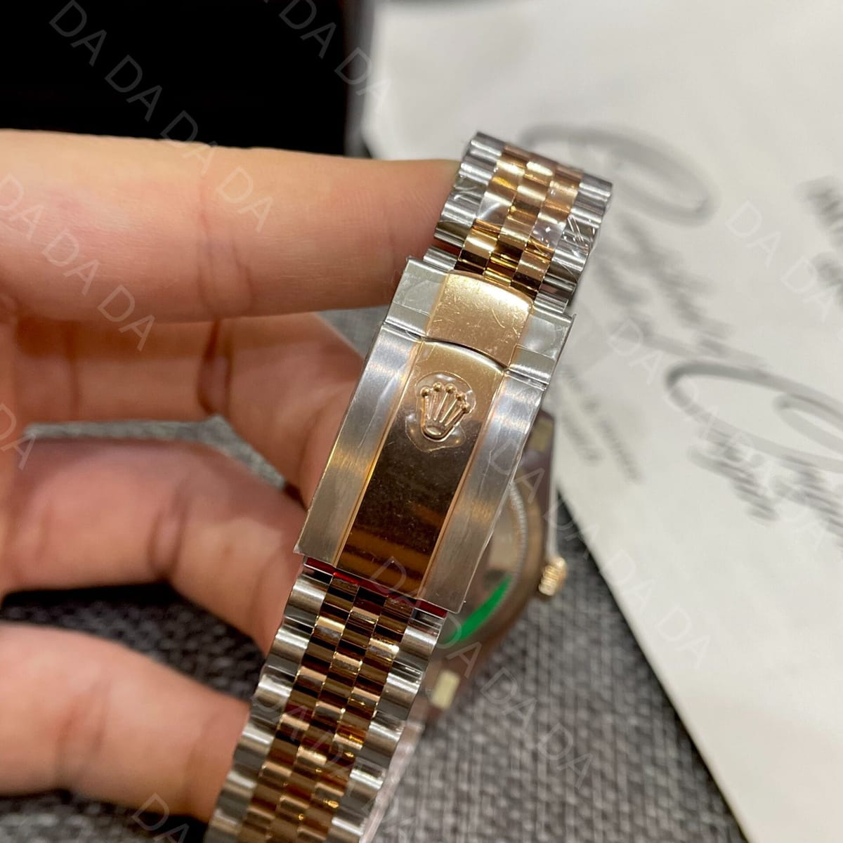 롤렉스 데이저스트 콤비 그레이 모티프 10P 36mm 7