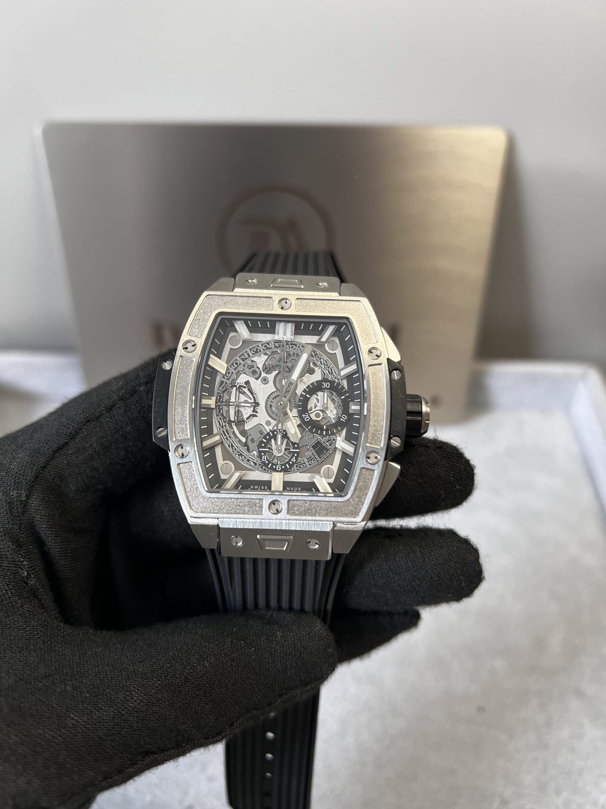 위블로 스피릿 오브 빅뱅 실버 42mm 5