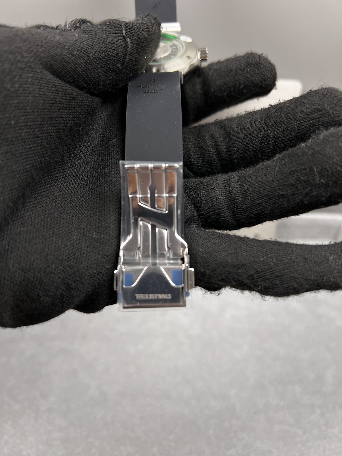 위블로 클래식퓨전 티타늄 그레이다이얼 러버밴드 42mm 17