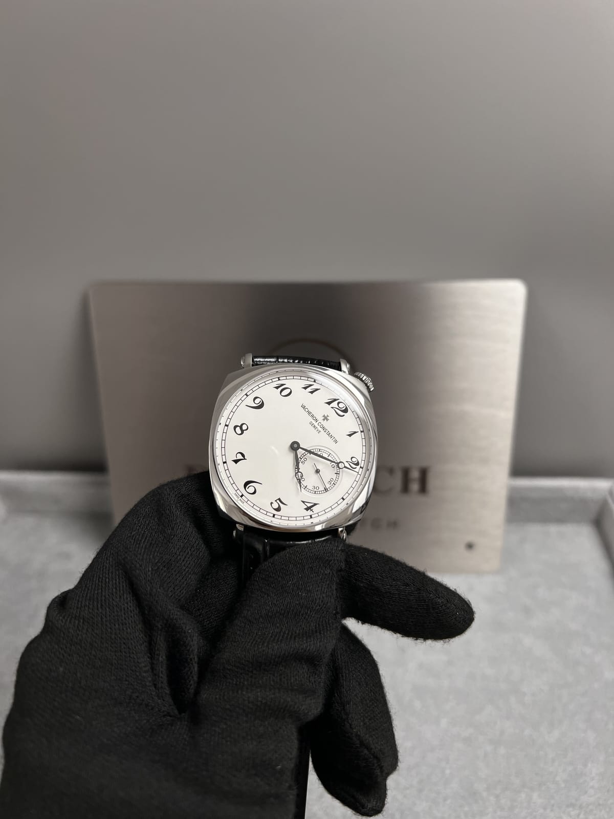바쉐론콘스탄틴 히스토릭 아메리칸 스틸 블랙악어가죽 40mm 7