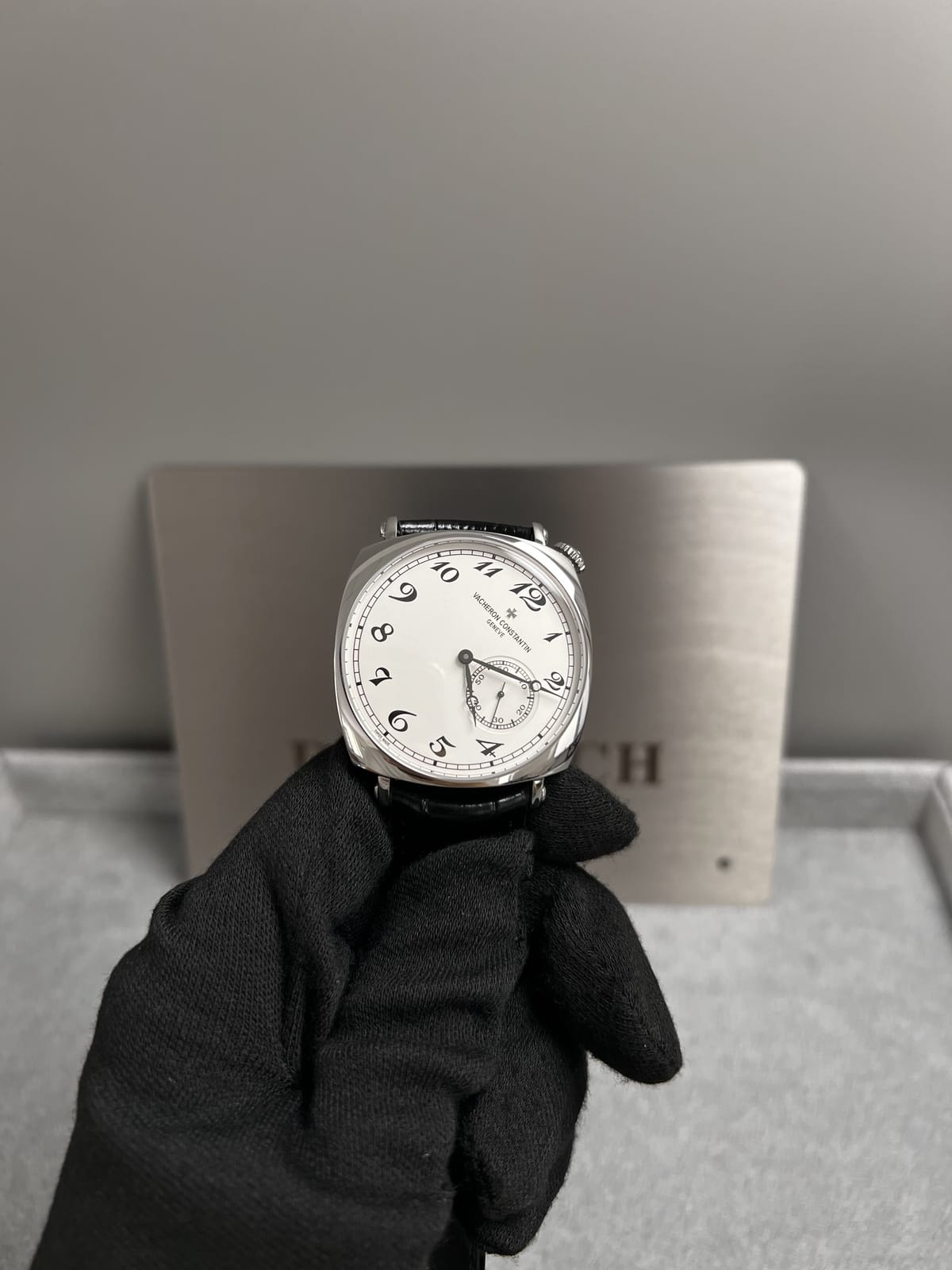 바쉐론콘스탄틴 히스토릭 아메리칸 스틸 블랙악어가죽 40mm 8