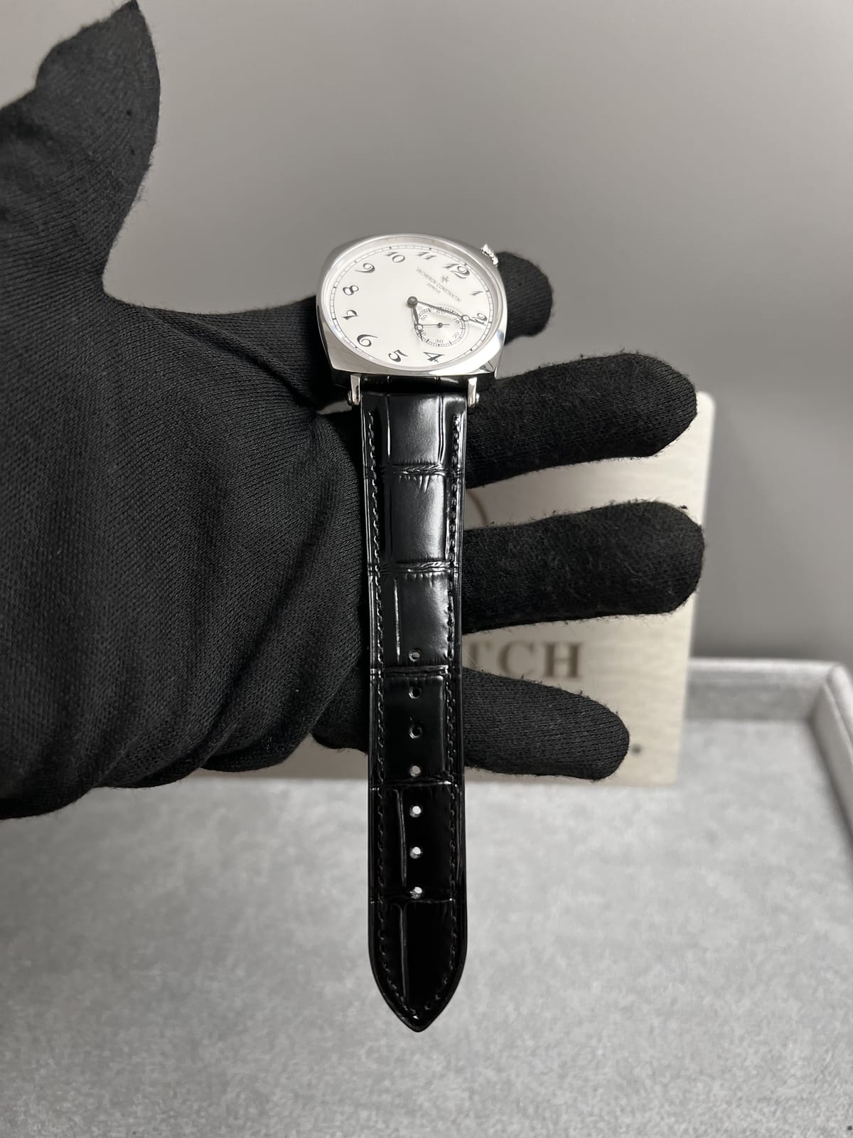 바쉐론콘스탄틴 히스토릭 아메리칸 스틸 블랙악어가죽 40mm 13