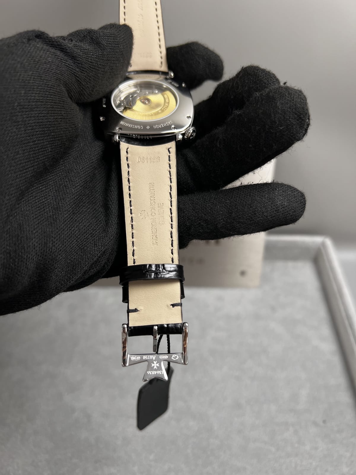 바쉐론콘스탄틴 히스토릭 아메리칸 스틸 블랙악어가죽 40mm 15