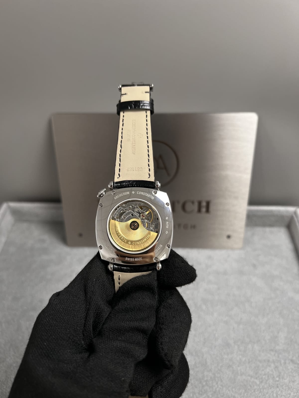 바쉐론콘스탄틴 히스토릭 아메리칸 스틸 블랙악어가죽 40mm 16