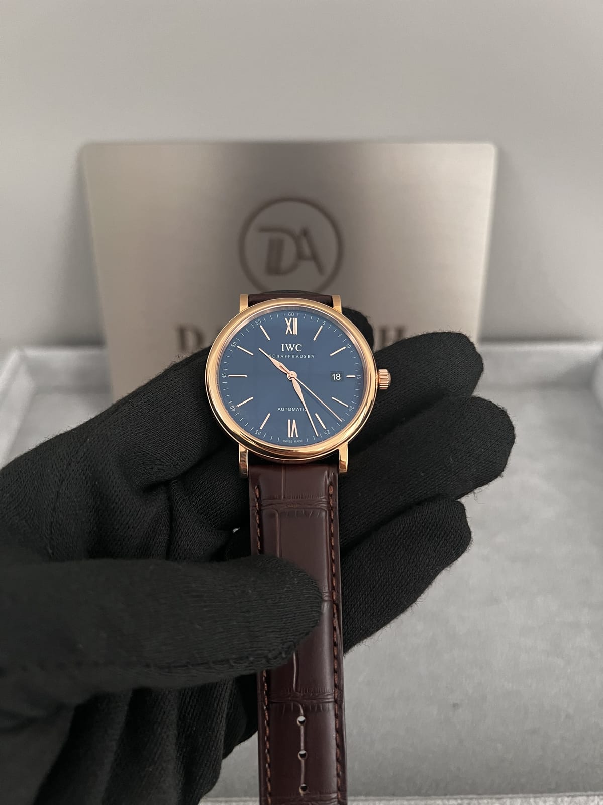 IWC  포르토피노 금통 와인스트랩 40mm 4