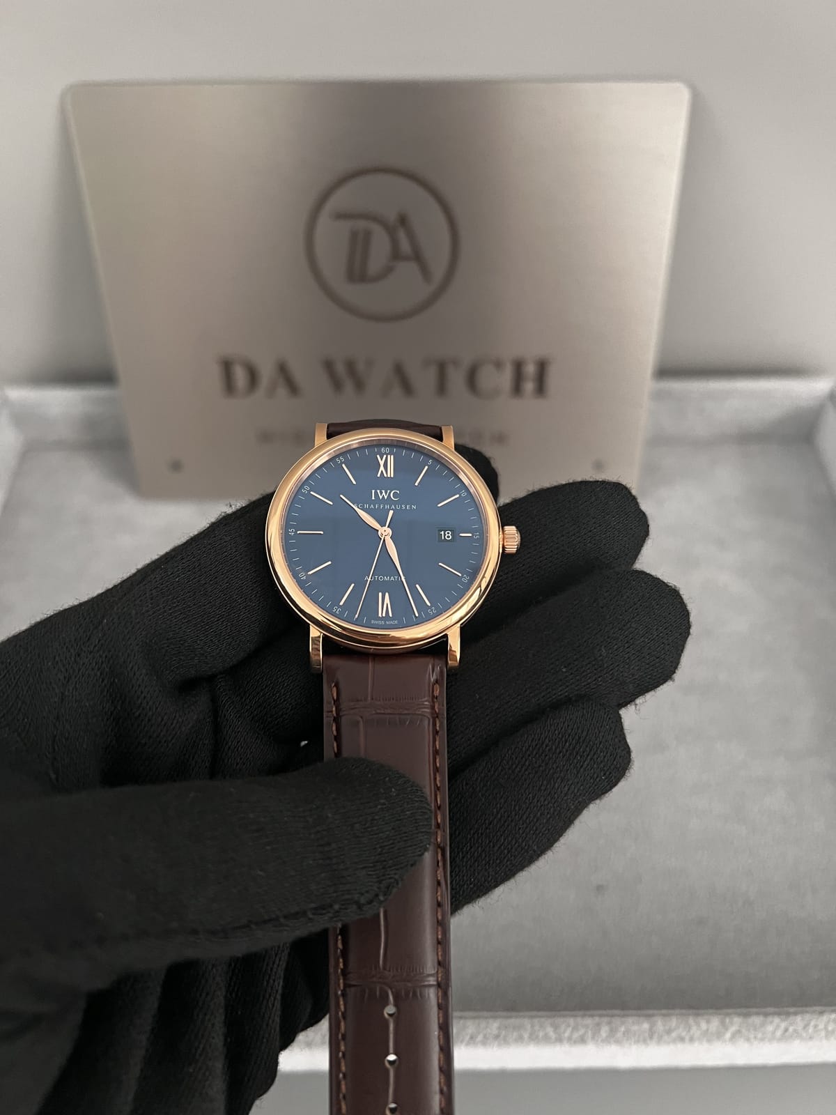 IWC  포르토피노 금통 와인스트랩 40mm 5