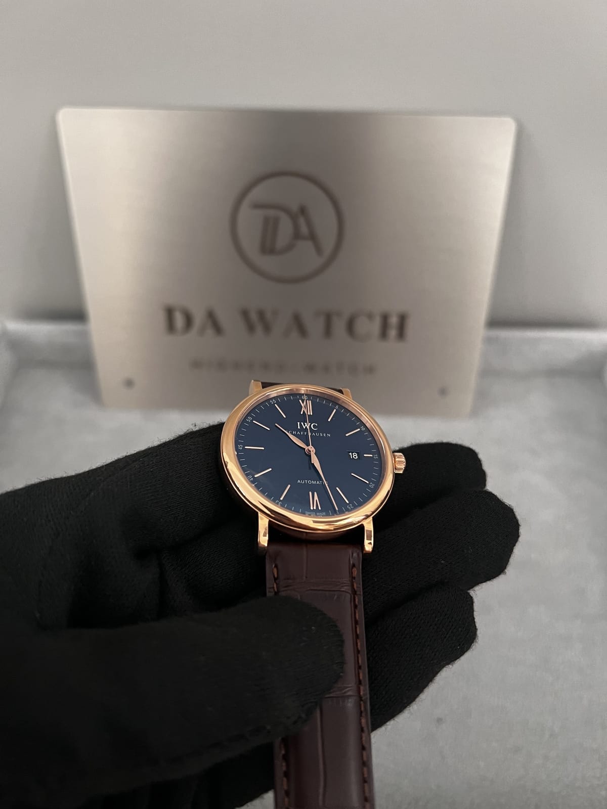 IWC  포르토피노 금통 와인스트랩 40mm 8