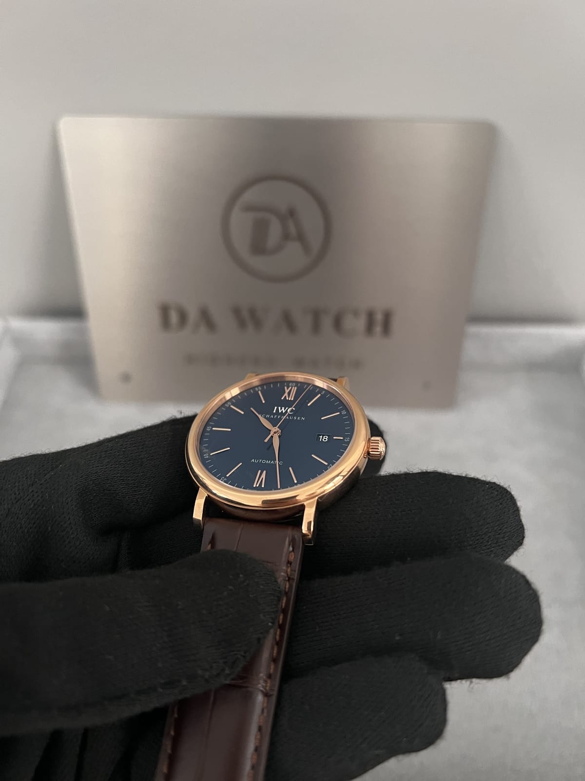 IWC  포르토피노 금통 와인스트랩 40mm 9
