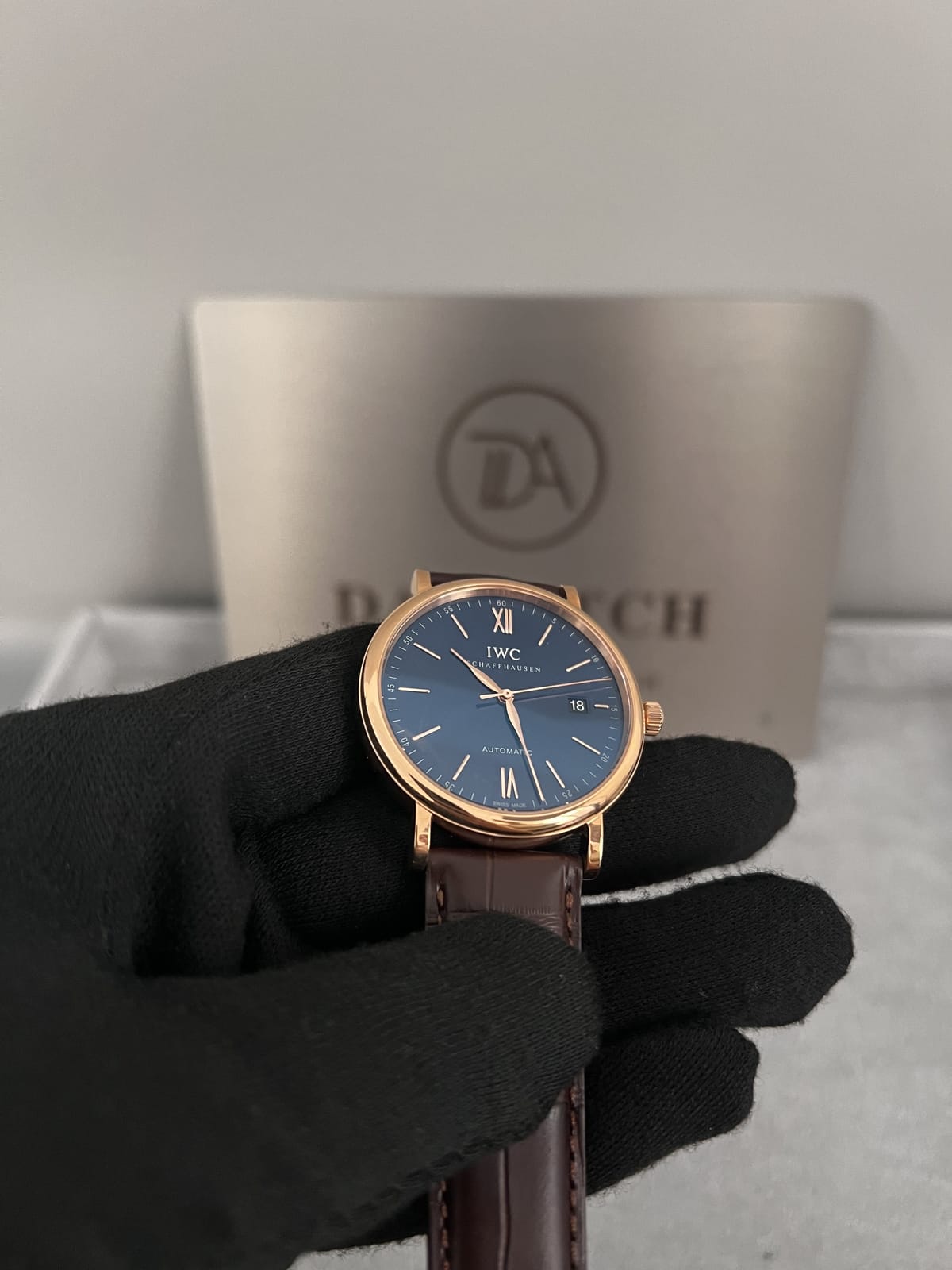 IWC  포르토피노 금통 와인스트랩 40mm 10