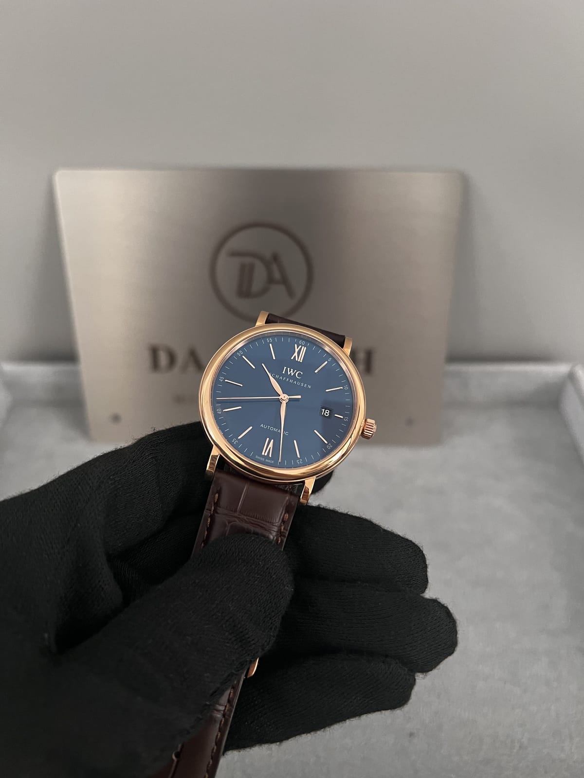 IWC  포르토피노 금통 와인스트랩 40mm 14
