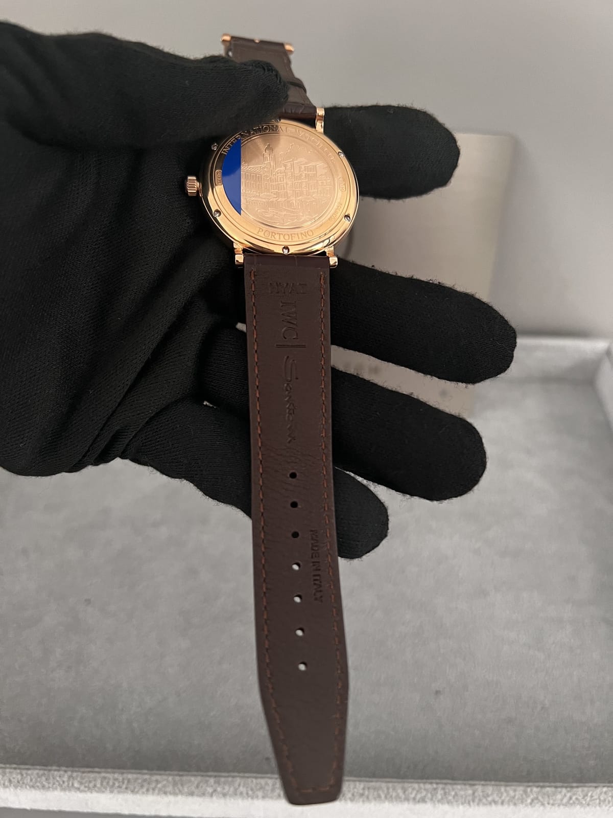 IWC  포르토피노 금통 와인스트랩 40mm 17