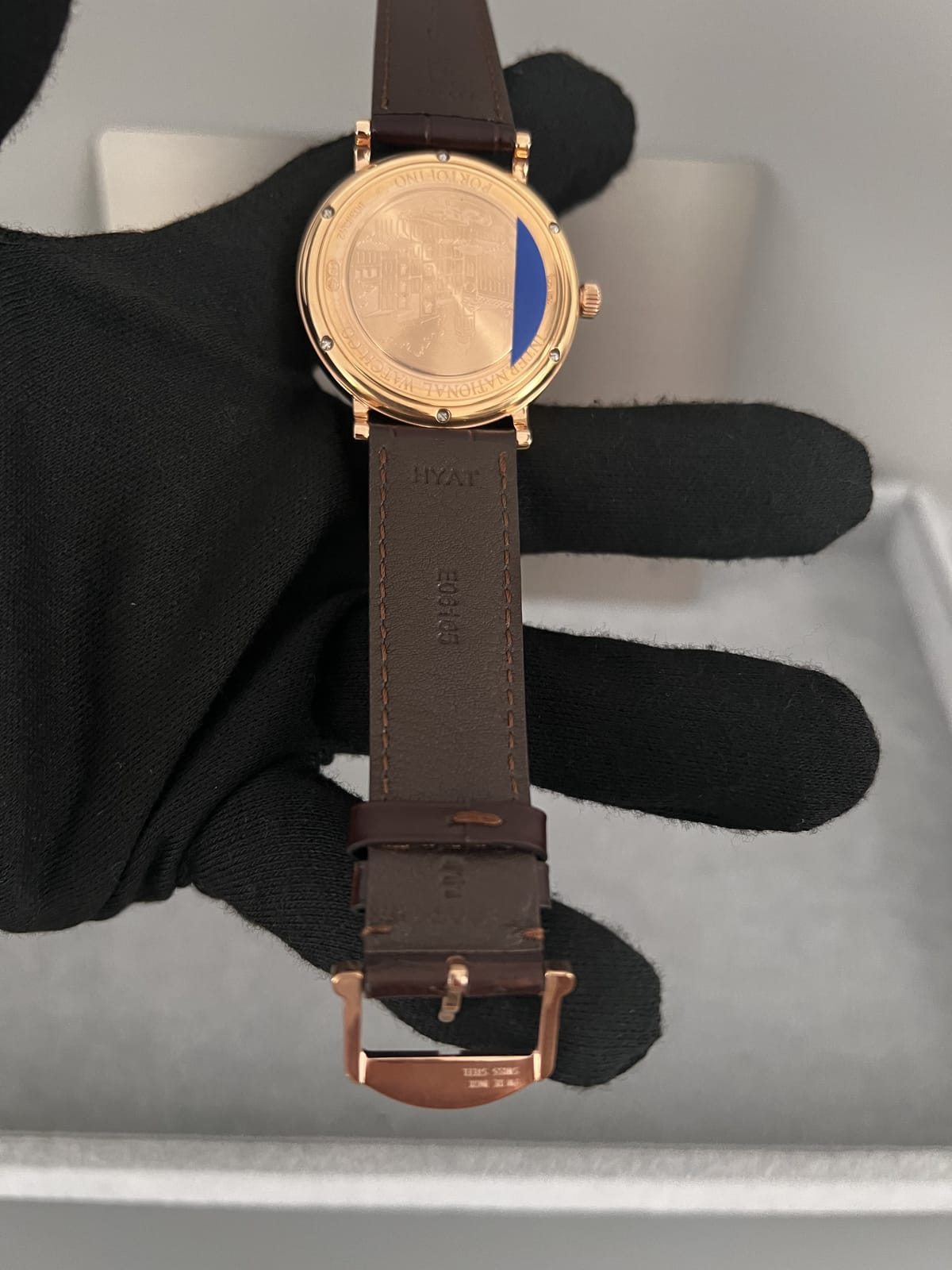 IWC  포르토피노 금통 와인스트랩 40mm 18