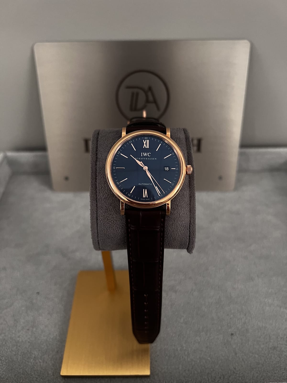 IWC  포르토피노 금통 와인스트랩 40mm 20