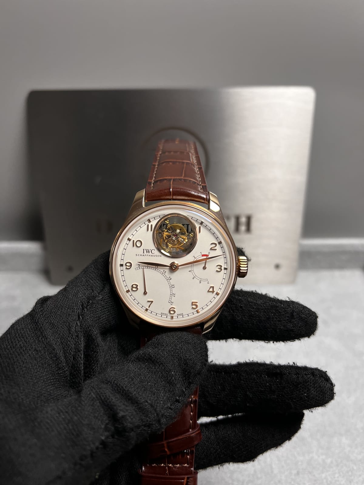 IWC 포르투기즈 투르비옹 금통 44mm 6