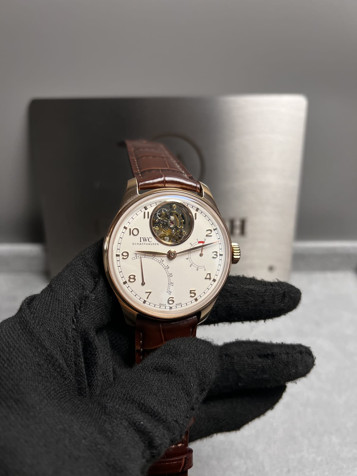 IWC 포르투기즈 투르비옹 금통 44mm 9