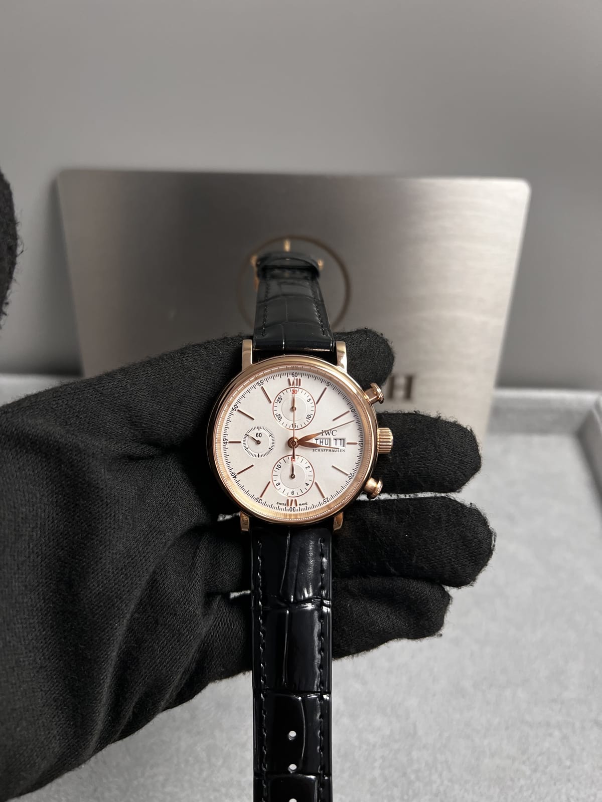 IWC 포르토피노 크로노그래프 금통 42mm 4