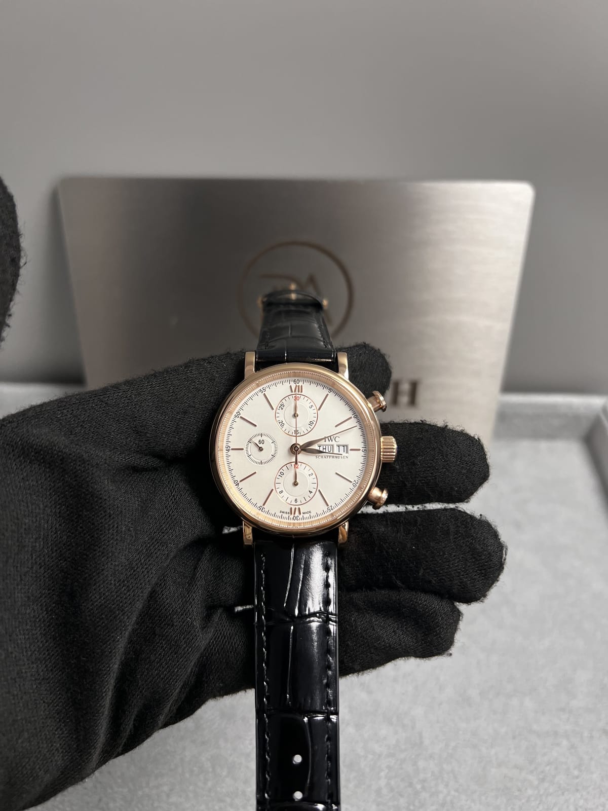 IWC 포르토피노 크로노그래프 금통 42mm 5