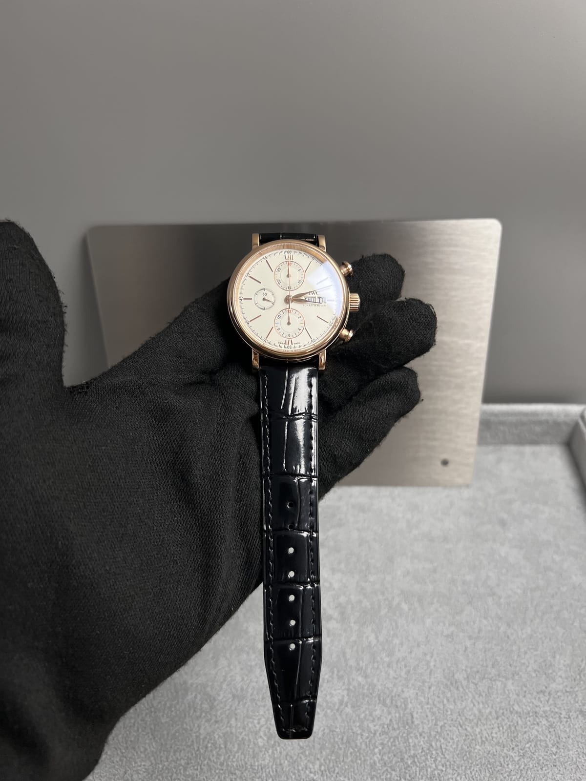 IWC 포르토피노 크로노그래프 금통 42mm 14