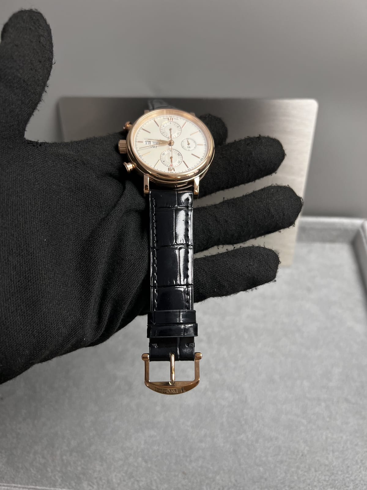 IWC 포르토피노 크로노그래프 금통 42mm 15