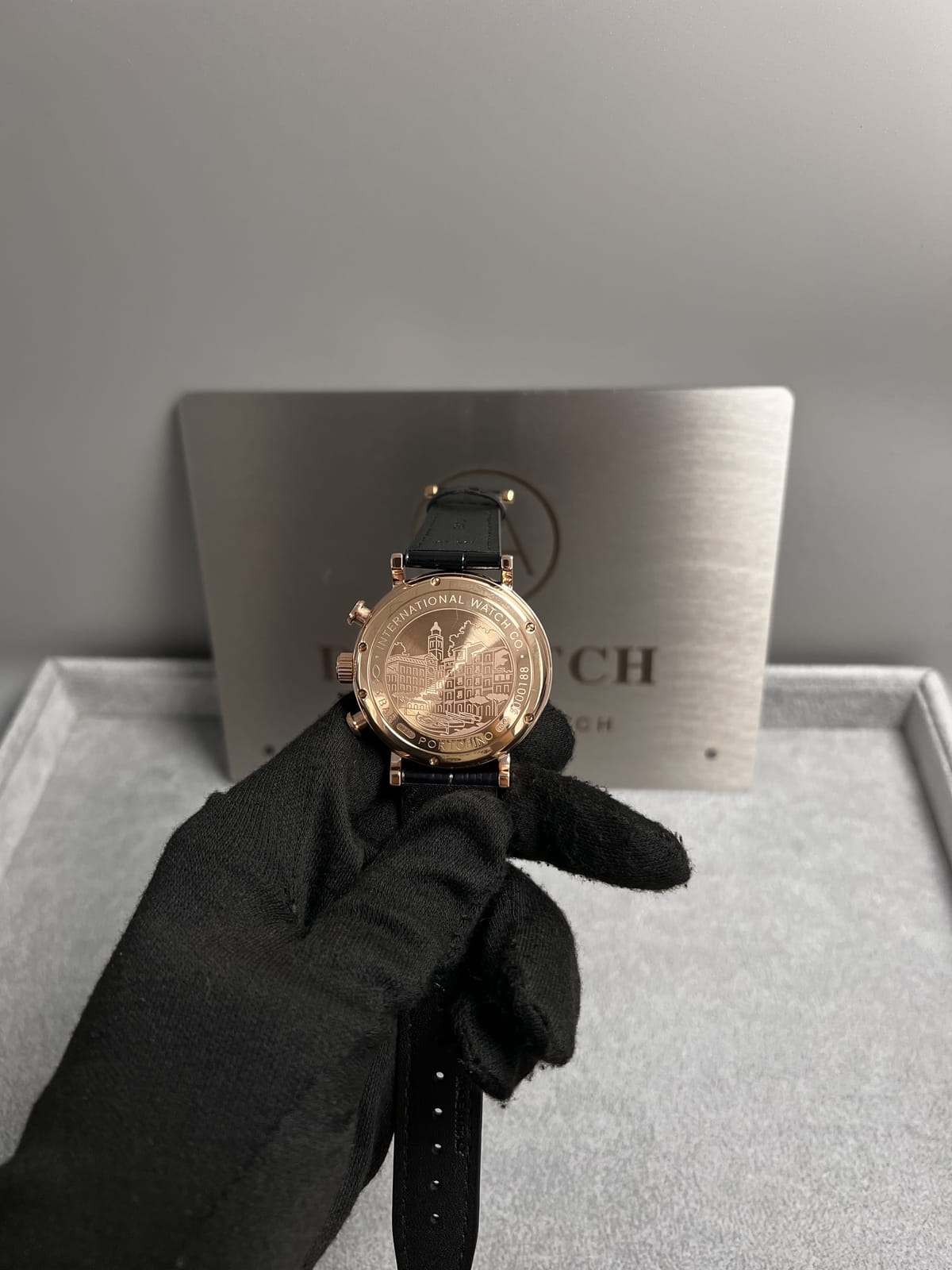 IWC 포르토피노 크로노그래프 금통 42mm 18
