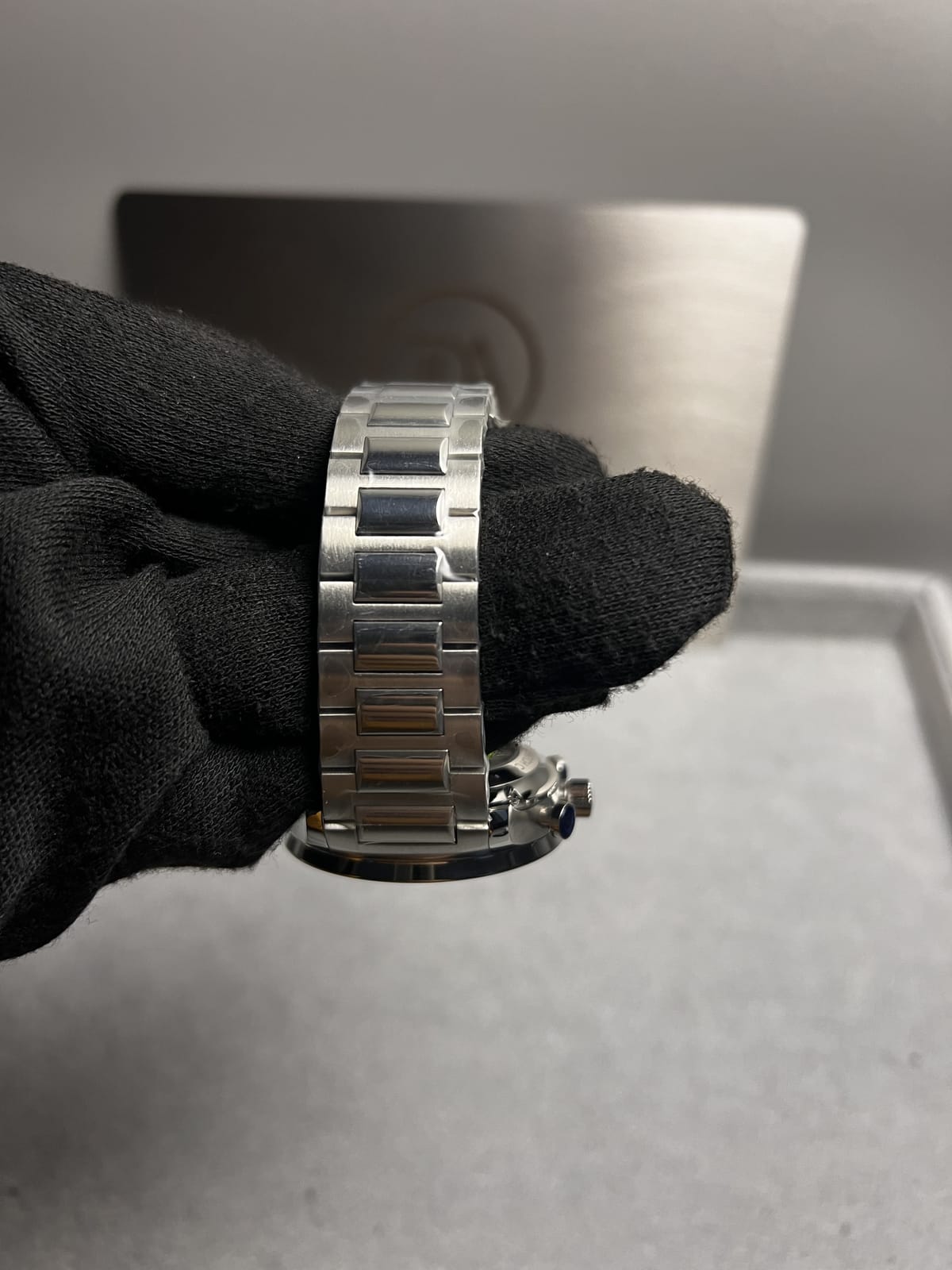 IWC 포르투기즈 크로노 실버 화이트블루 다이얼 41mm 16