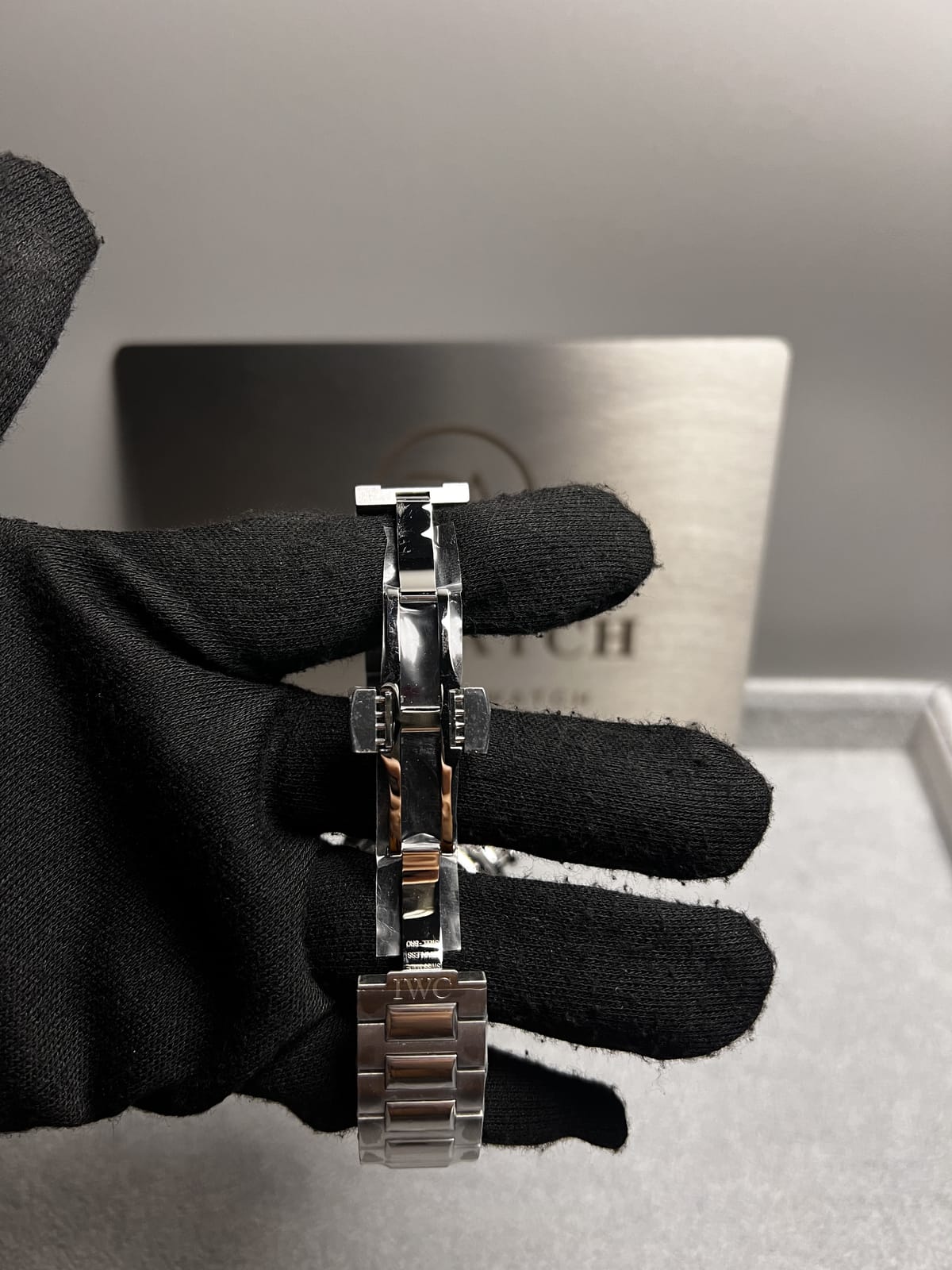 IWC 포르투기즈 크로노 실버 화이트블루 다이얼 41mm 17