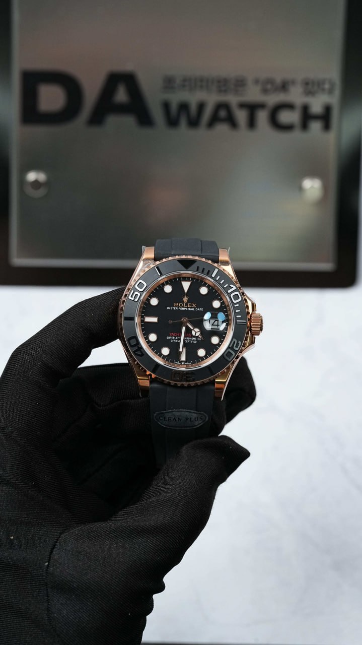 롤렉스 요트마스터1 로즈골드 금통 러버밴드 40mm